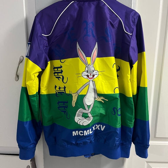 Members Only Racer Jacket Looney Tunes Men’s Medium Multicolor Unique Size Small - Picture 3 of 3